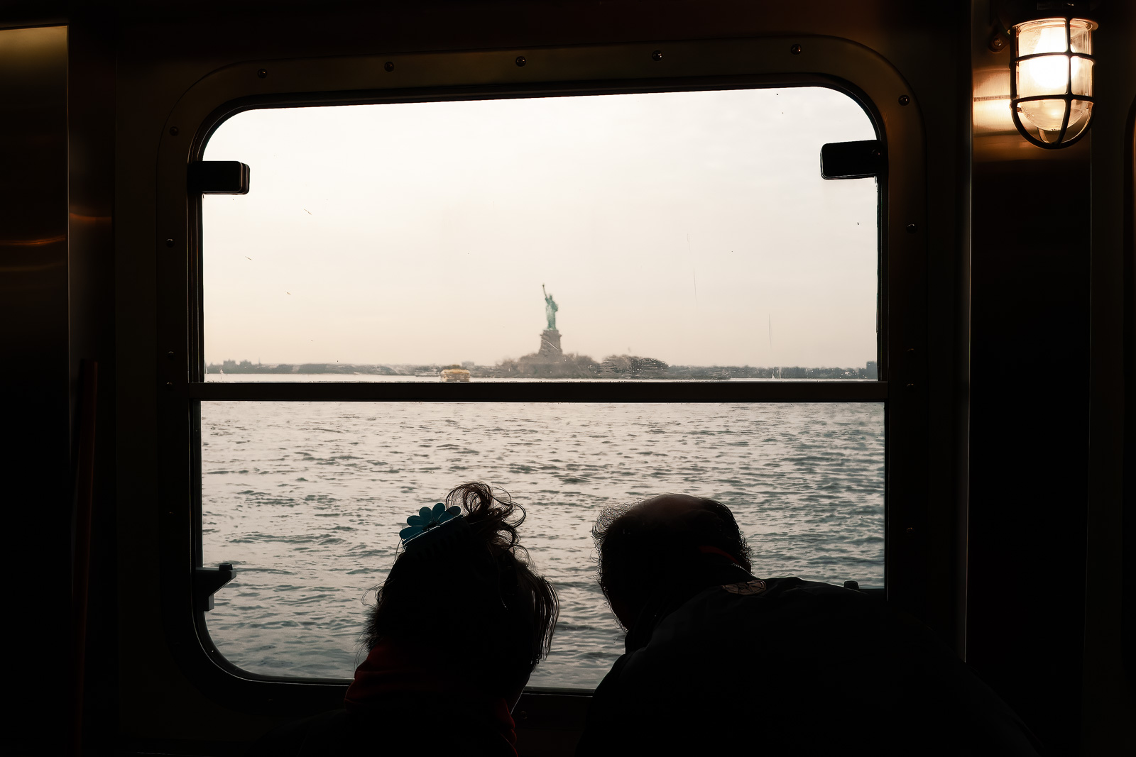 Al otro lado del cristal, Nueva York