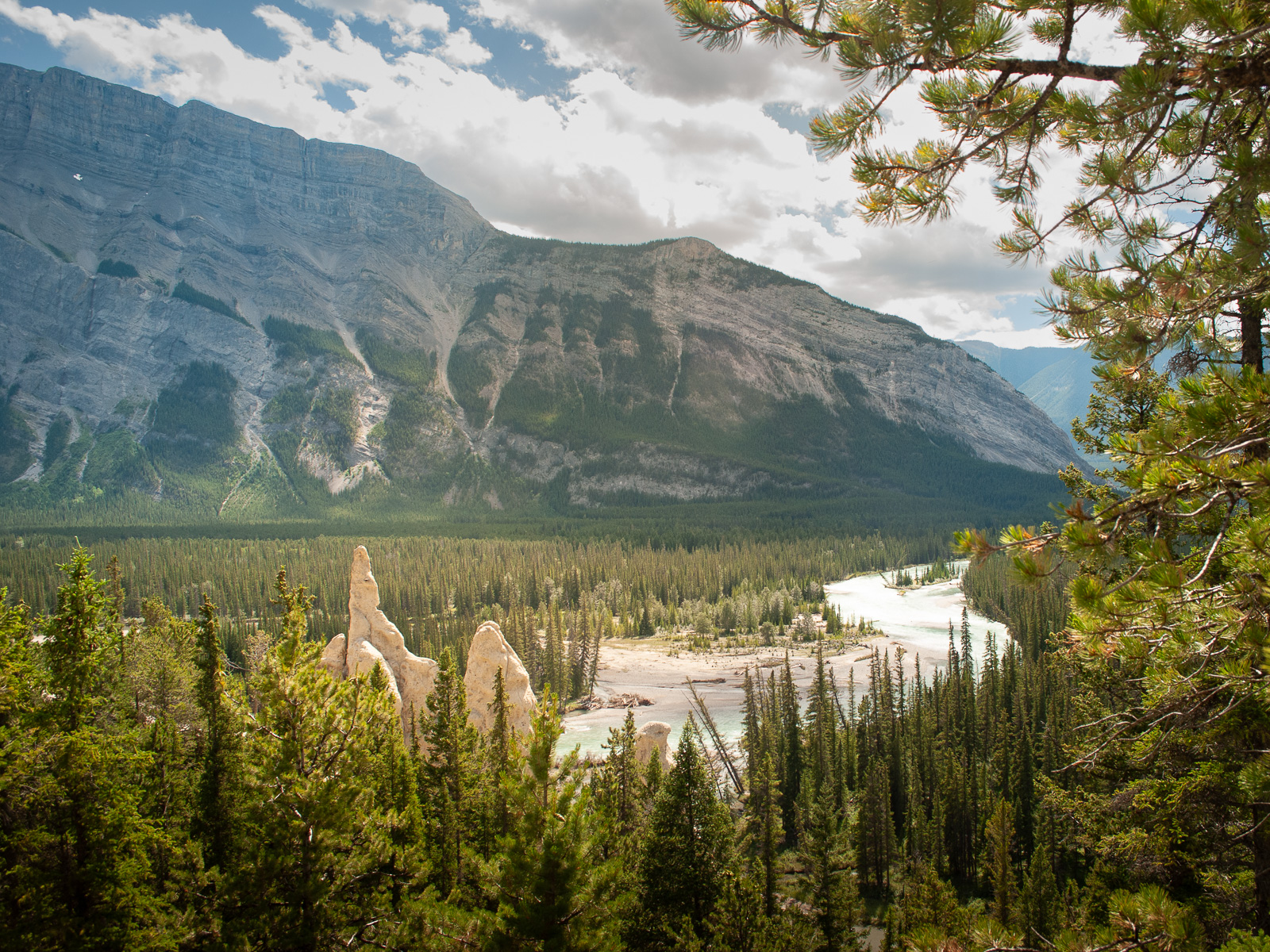 Los hoodoos de Banff