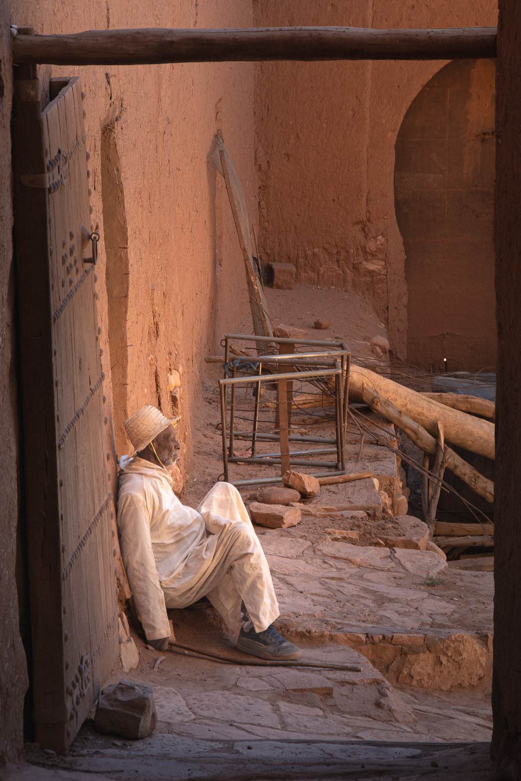 Descanso en la kasbah, Sur de Marruecos