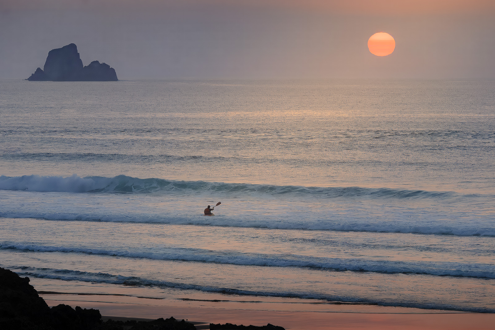 Tres puntos en el horizonte